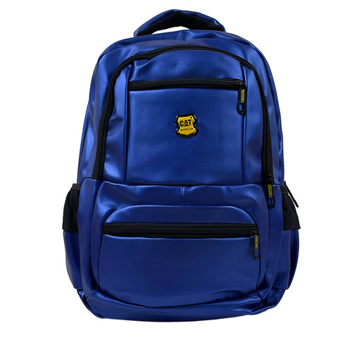 کوله پشتی آبی سه تیکه طرح کاترپیلار|خرید کوله پشتی دانشجویی