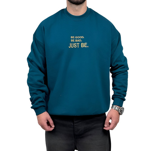 دورس مردانه سبز سه نخ طرح JUST BE