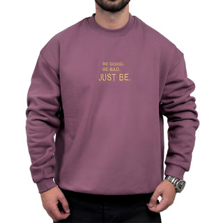دورس مردانه بنفش سه نخ طرح JUST BE
