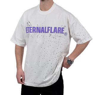 تیشرت آستین کوتاه مردانه سفید دونخ مدل ETERNALFLARE